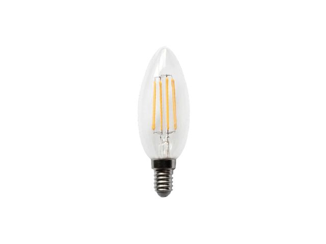 Filament LED Candle 2700K - 3W, E14, | EURO Light DEVELOPMENTS lm, 300 COMEX Bulb Contact