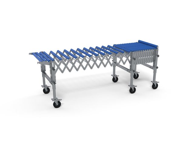 Retractable Roller Conveyor Chain Light Portable Transportation Ladder Carpet  Roller Conveyor - China Retractable Roller Chain, Light Duty Roller