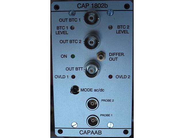 High frequency capacitive unit for twin coaxial® probes : CAP 1802 a/b