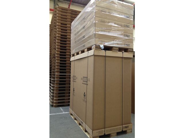 Corrugated liftvans for sea freight