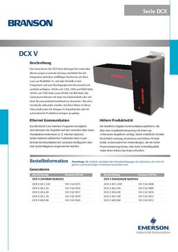 DCX-S Series for automated welding applications