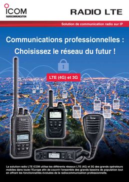 Icom’s new PoC (Push-to-Talk Over Cellular) radio system 