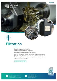 Industrial filtration of particles