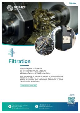 Industrial filtration of particles