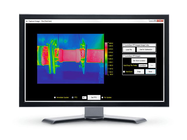 Thermal imaging software : LUMASPEC™ RT 