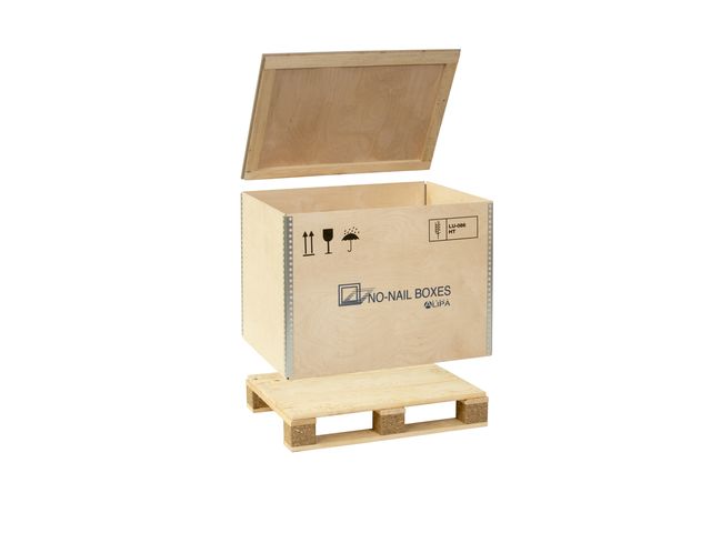 Reusable collapsible plywood boxes | ISIBOX 61