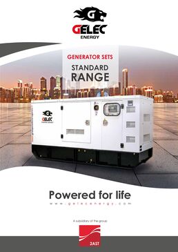 GELEC Energy gensets catalogue