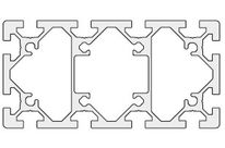 Flat aluminium profile 50x10 – 6mm slot