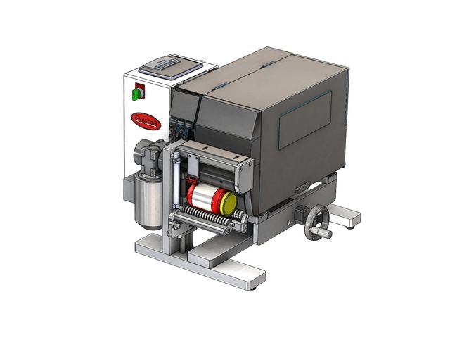 Semi-automatic labeling machine for cylindrical or conical packaging | Autofix MTR-ip/MTRX-ip