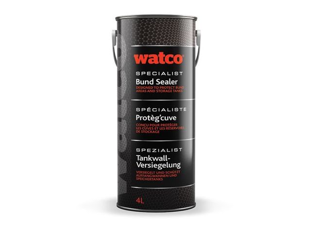 Watco Bund Sealer - Seals and waterproofs metal or concrete bund areas and pipes